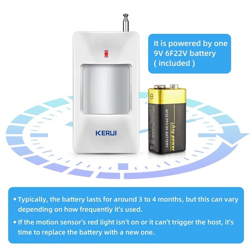 Wireless Intelligent PIR Motion Sensor Alarm Detector for WIFI GSM Alarm System - Picture 2 of 21