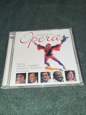 Essential Opera (2 CD SET, Decca) Pavarotti, Domingo, Carreras, Bartoli, more