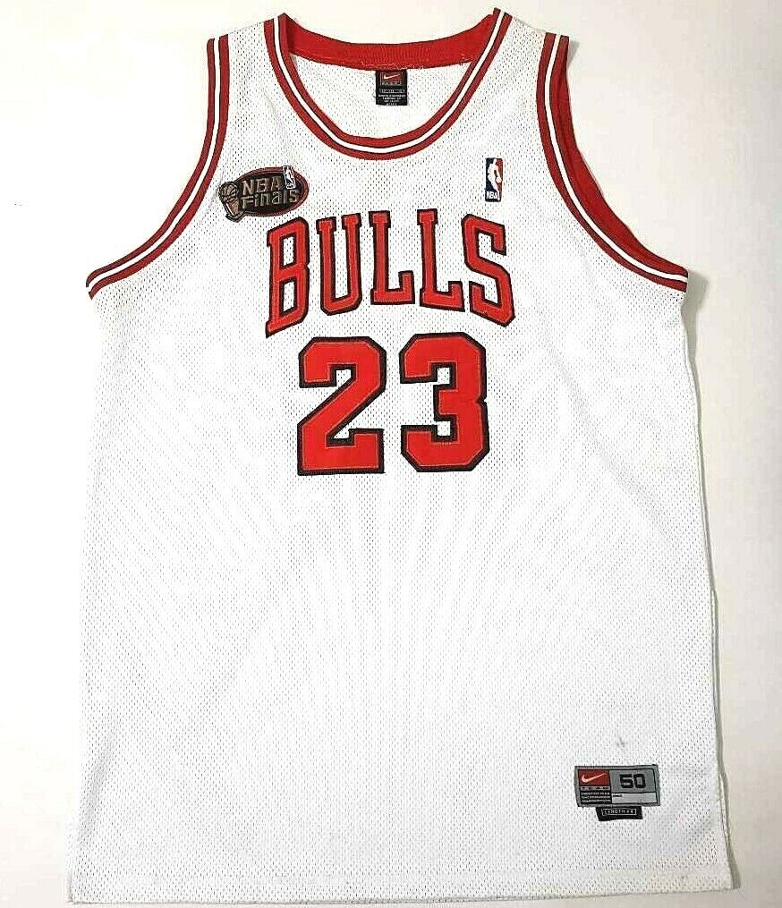 Afirmar Atlas Excluir NIKE Team Michael Jordan #23 Chicago Bulls NBA Finals basketball Jersey  50++++ | eBay