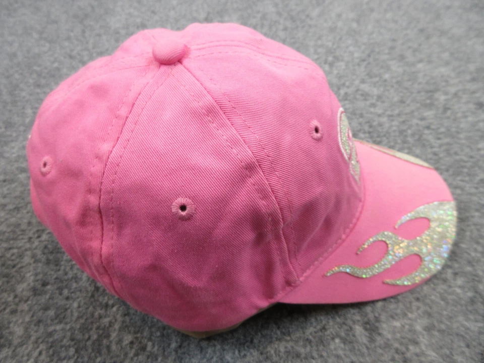 Gorra Kevin Harvick Correa Trasera Rosa Plata Logo Nascar Mujer Damas Foto 3 de 4