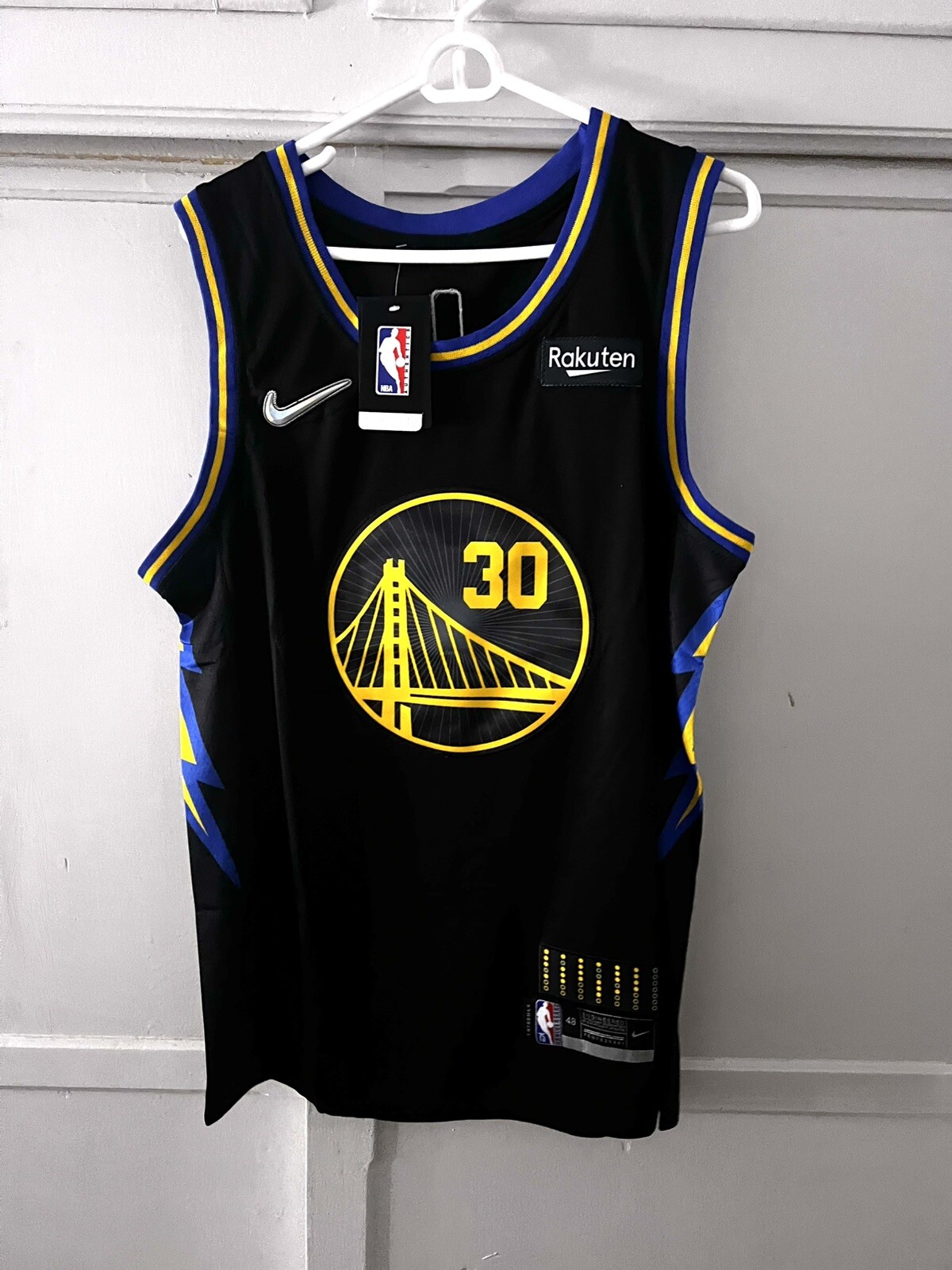 Stephen Curry 2021-22 75th Anniversary Icon Edition Jersey L 48 Warriors Rep