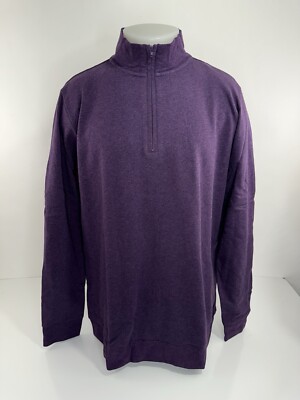 CRIQUET Austin - NEW w TAG - Fleece 1/4 Zip Pullover Mens XL Sweater Jacket