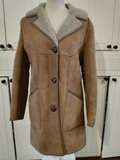 Women's Nurseys Vintage Sheepskin Coat Size 16 - Specialist Dry Cleaned