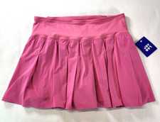 Joy Lab Pleated Pink Skort Stretch Pockets Women's L Taffee/ W9R65W NWT