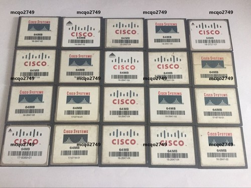 20X Original Cisco 64MB Compact Flash CF card Memory card