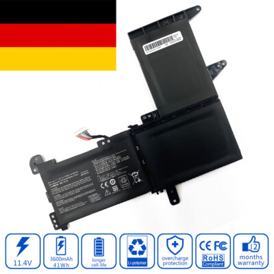 B31N1637 Akku für Asus R520UQ-BQ470T R520UF-EJ635T R520UF-EJ628T X510UN-1B AH51