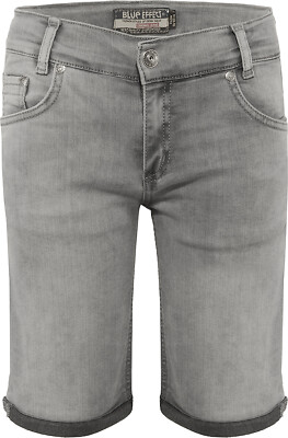 Blue EFFECT Jungen Bermuda slim + mid  stretch grey Gr 152 - 176  - Sale - 50 %