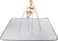 BabyGaga Splat Mat, Grey, 51"
