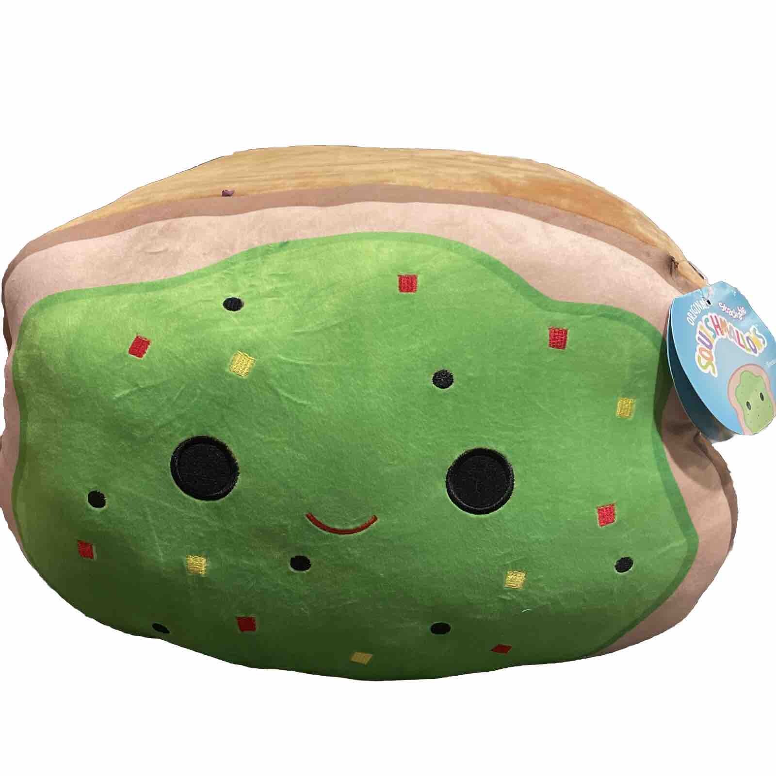 NWT Squishmallow Stack Sinclair the Avocado Toast Large KellyToy 20