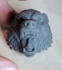 Custom 3d Printed Marvel Legends Grizzly Head Action Figure fits Ursa Major BAF