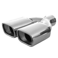 Doppel Auspuffblende Auspuff Endrohr Fur Vauxhall Opel Vectra Zafira