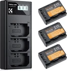 K&F CONCEPT NP-FZ100 Battery & Upgraded LCD Charger for Sony A7iii A6700 A7iv A9
