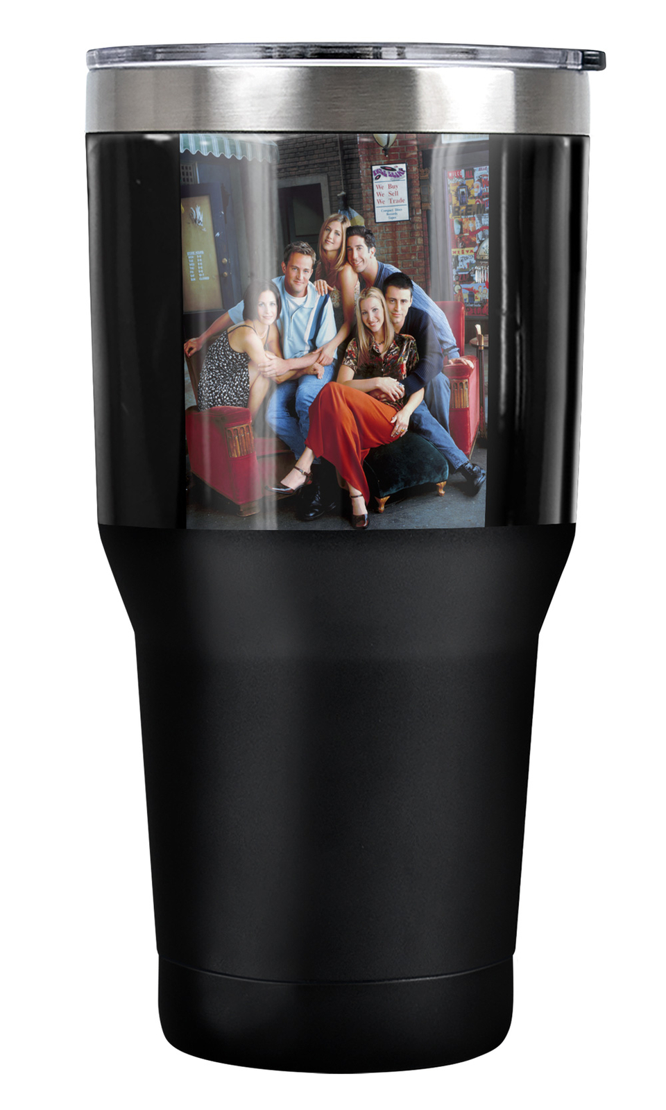 Friends Outside Couch Tumbler 30oz Vacuum Insulated & Double Wall
