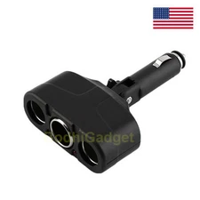 3 Way Socket Car Cigarette Lighter Power Adapter