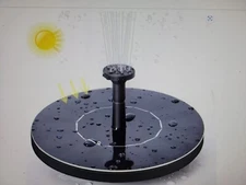 Solatec Solar Fountain, 1.4W Solar Powered Bird Bath Fountain Pump - AS01A
