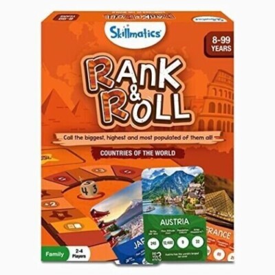 SKILLMATICS Rank & Roll Länder der Welt Strategie Memory ab 8+ XL37
