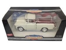 1994 ERTL American Muscle Die Cast 1955 Chevy 3100 CAMEO 1:18 Ivory Red BOX 