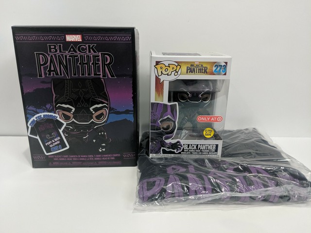 funko pop black panther purple glow