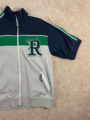 Vintage RocaWear Basic Jacket Mens XL Zip Embroidered Logo