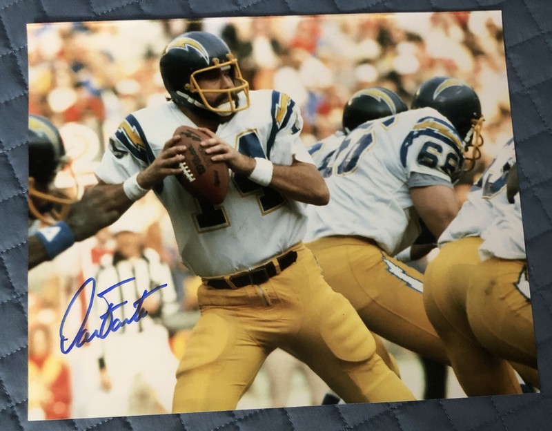 Los Angeles Chargers Dan Fouts autographed signed 8x10 photo San Diego Chargers