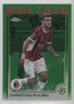 2024 Topps Chrome UEFA Club Competitions Green Refractor 82/99 Christian Pulisic