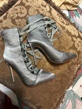 Boots- Green And Inspired By Renaissance Period. Size 6