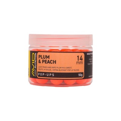 Avid Carp Plum & Peach Pop up 14mm
