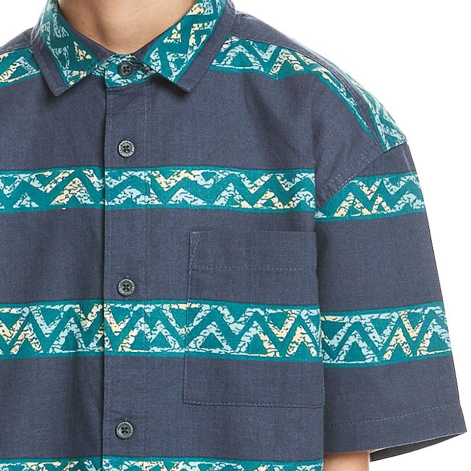 Camisa informal Quiksilver Kids Dalnavert manga corta bolsillo en el pecho Foto 3 de 4