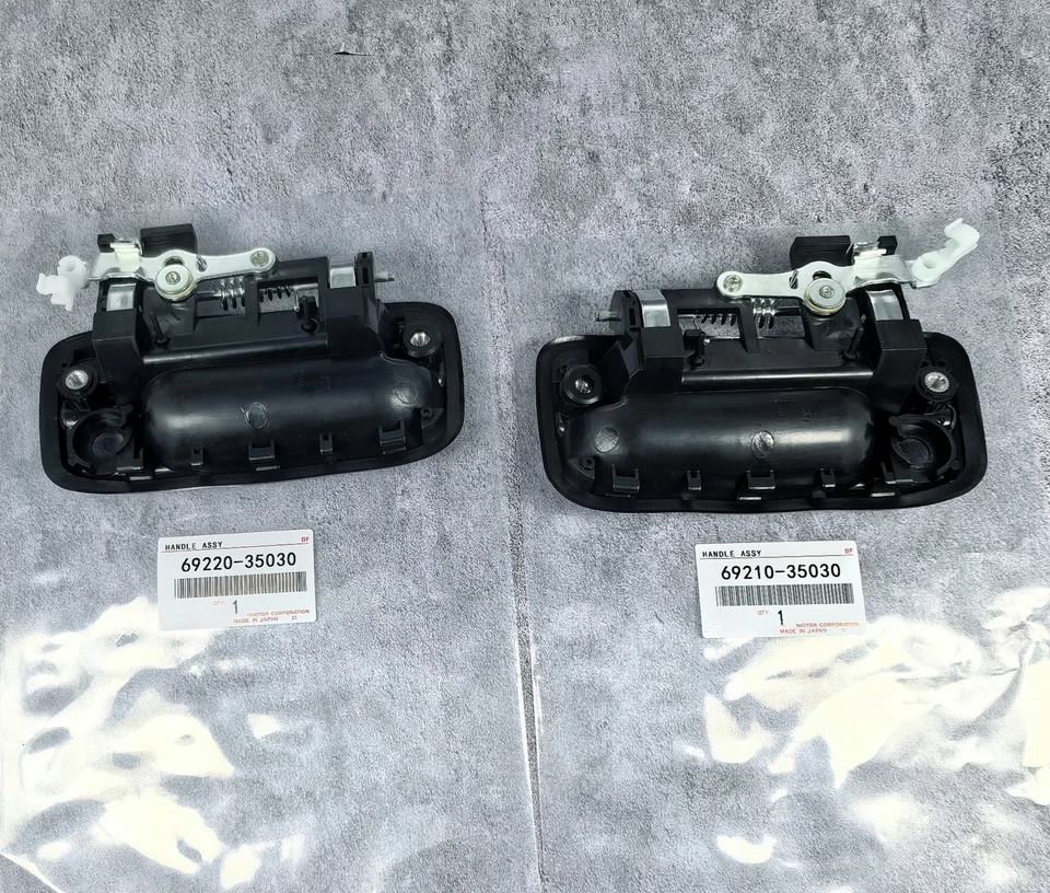 OEM Outside Door Handles For Toyota Tacoma 1995-2004 Black Chrome Front Pair - Изображение 2 из 2