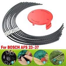 10/20x  BOSCH AFS 23-37 Strimmer Cutting Spool Line + Spool Cover Set F016800431
