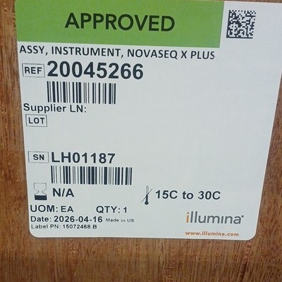 Illumina NovaSeq X Plus Sequencing System 20045266 Biological Laboratory