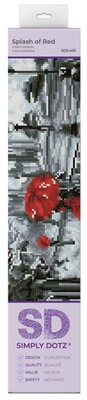 Diamond Dotz Simply Dotz Diamond Art Kit 15.7''X11.8''-Splash of Red