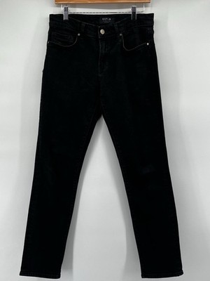 DSTLD Jeans Men's 30x30 Skinny Slim Black  Wash Designer Denim Casual Outdoor