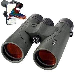 12x50 ED HD Binoculars IPX7 Waterproof BAK4 Prism Bird Watching Travel