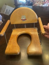 Vintage Antique Wood Child Craft Potty Chair seat 
