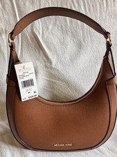 Michael Kors Medium Brown Hobo Shoulder Bag Z...