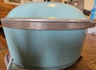 Club Turquoise Teal Aqua Blue Cast Aluminum Dutch Oven Round Great Color! — photo 5
