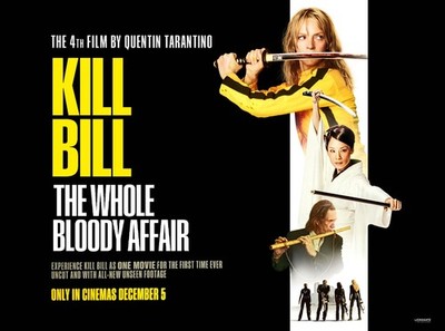KILL BILL THE WHOLE BLOODY AFFAIR UK Quad Poster Druck 30x40'' TARANTINO KOSTENLOSER VERSAND