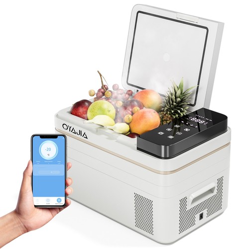 VEVOR 35L Autokühlschrank Kompressorkühlbox Edelstahl Urlaub Isolierbox Mini Kühlschrank Kühlbox