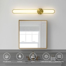 Brushed Gold LED Wall Sconce