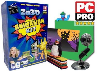 Complete Stop Motion Animation Software Kit For Kids Includes Camera Handbook...
