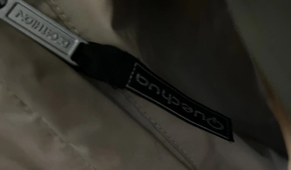 DECATHLON Quechua Two Tone Heavy Coat size XXL Mens Integral Hood Full Zip - Image 3 of 4