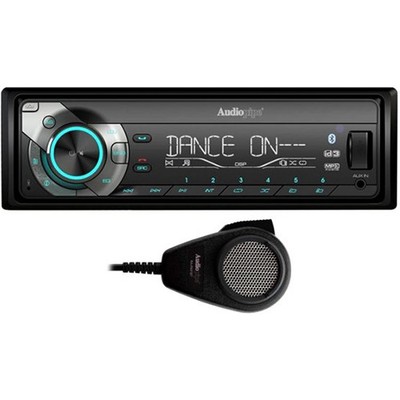 AUDIOPIPE RA-PA91BT BLUETOOTH SINGLE-DIN AM/FM MP3 RECEIVER w/ MIC & PA FUNCTION