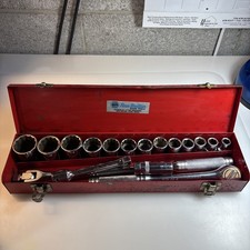 New Britain 716 - 1-14 12 Drive 12 Point Socket Set Usa Napa Ns-65