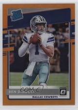 2020 Panini Donruss Optic Rated Rookies Orange Prizm 24/199 Ben DiNucci #200 2h5