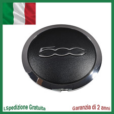 1 Borchia Coppetta Coppa Coprimozzo Calotta per Fiat 500 Dal 2007 Cerchi in Lega