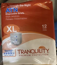 Tranquility All-Through-the-Night ATN Disposable Adult Briefs 1 Case. 2187