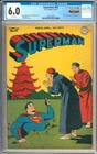 Superman #45 WHITE PAGES Golden Age Superhero Vintage DC Comic 1947 CGC 6.0
