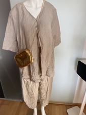 Leinen Hosenanzug Jacke Und Hose Gr 44 XXL Von Sulu Kerstin Bernecker