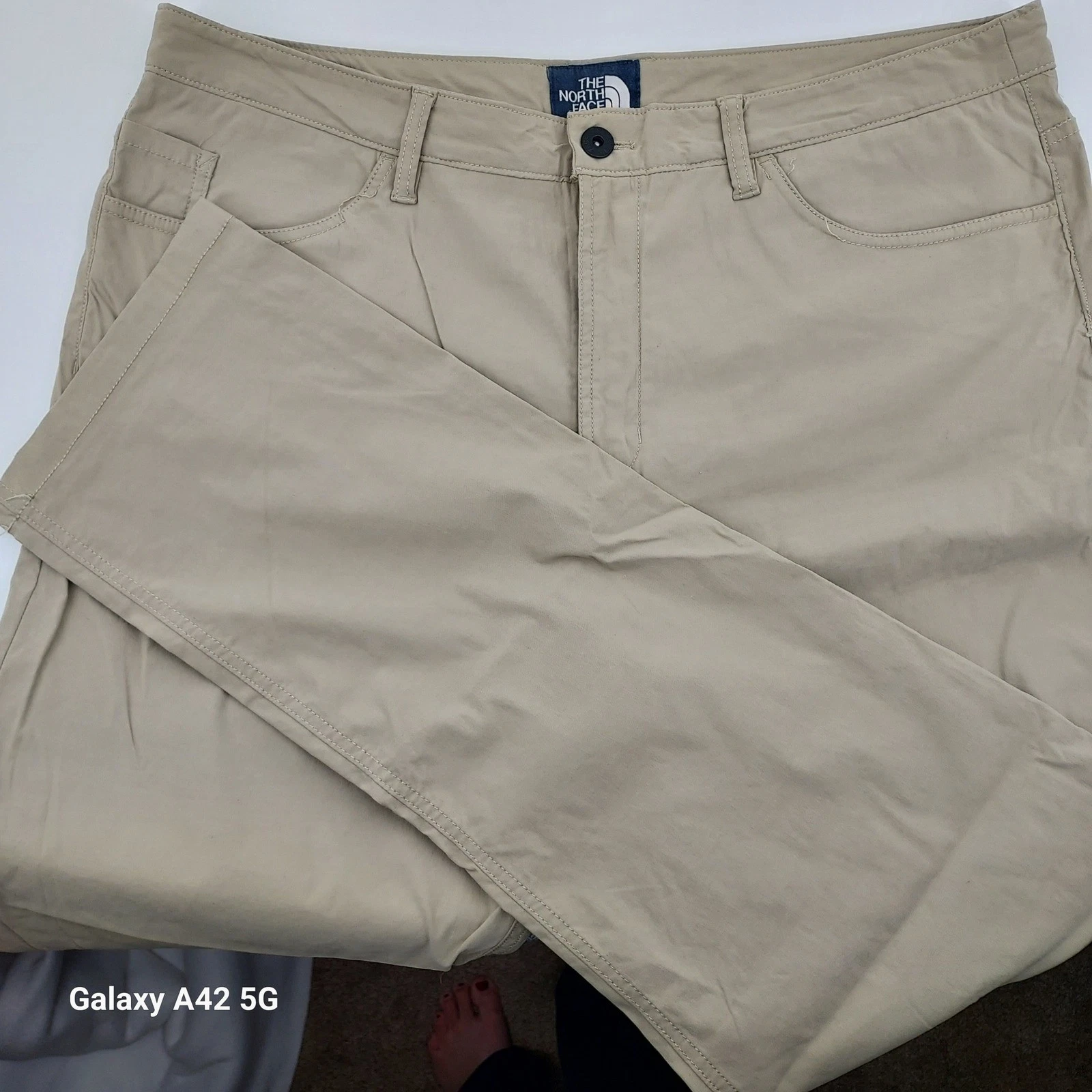 The North Face Mens Regular Fit Khaki Utility Pants Size 36